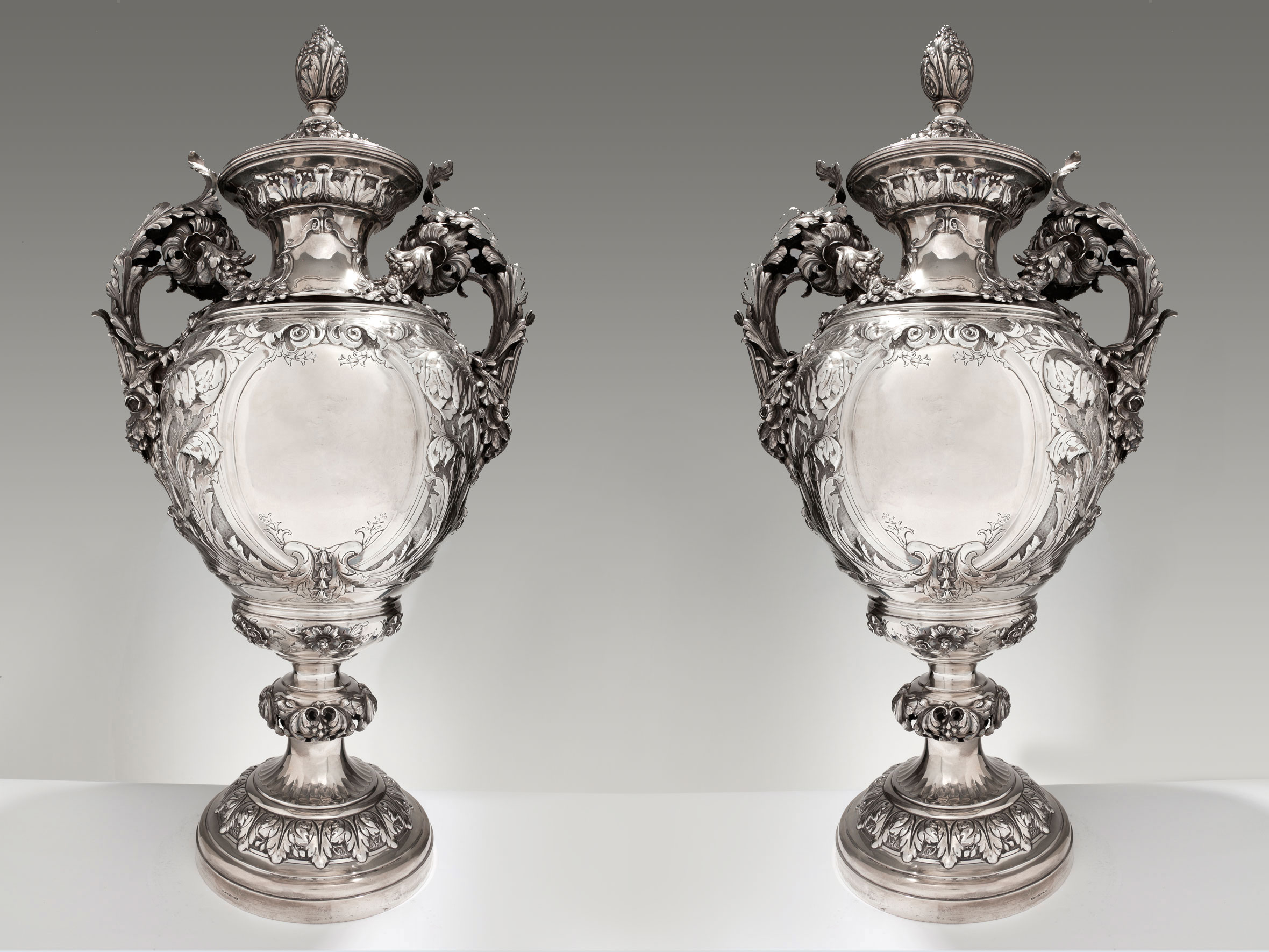 Elkington Vases with Covers